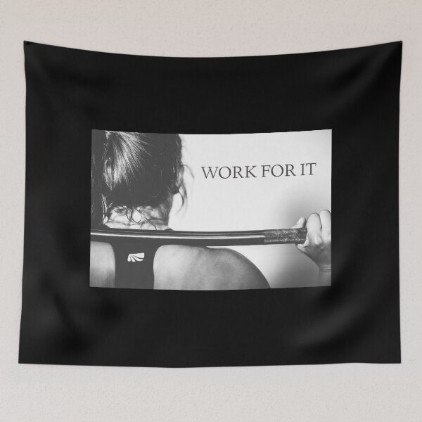 Item preview, Work for it - strong female lifter designed and sold by WeMadeOurWorld.