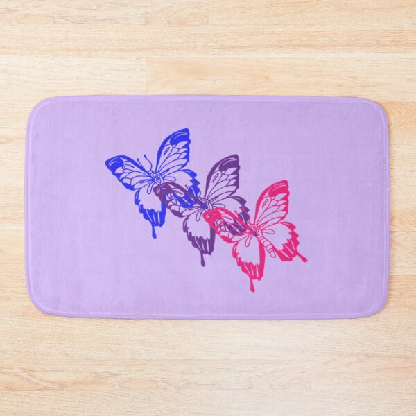Item preview, Bisexual Flag Butterflies on Lilac designed and sold by Infuriating.