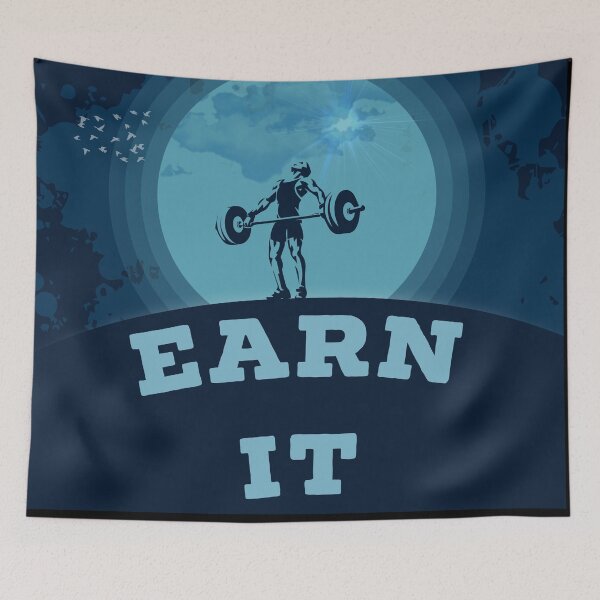 Item preview, Earn it! designed and sold by WeMadeOurWorld.