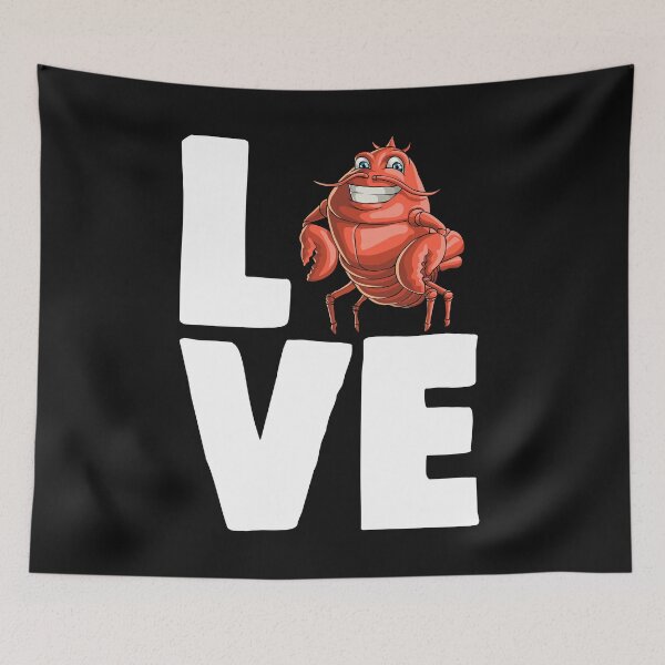 Item preview, Lobster Love Funny Ocean Sea Creature designed and sold by Bendthetrend.