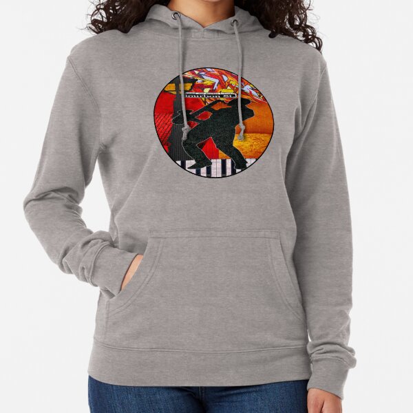 Bourbon St. Jazz Saxophone Player Lightweight Hoodie