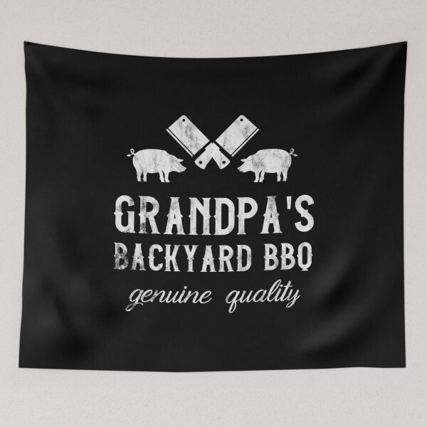 Item preview, Grandparents Day Grandpa Backyard BBQ Grandfather Quote Gift design designed and sold by CreatedByHeidi.