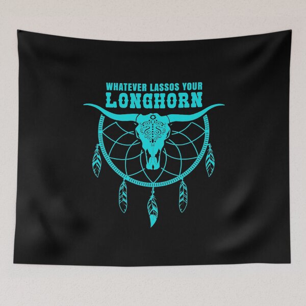 Item preview, Whatever Lassos Your Longhorn Dream Catcher designed and sold by Maria Garcia.
