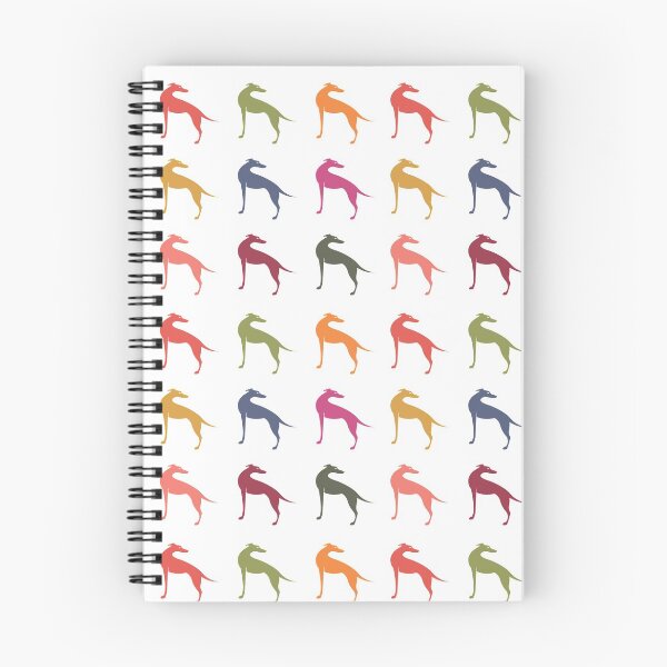 Item preview, Colorful sighthound silhouettes designed and sold by houndpixnz.