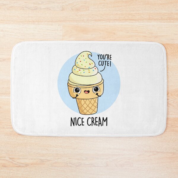 Item preview, Nice Cream Funny Ice Cream Puns  designed and sold by punnybone.