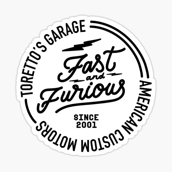 Fast & Furious Sticker