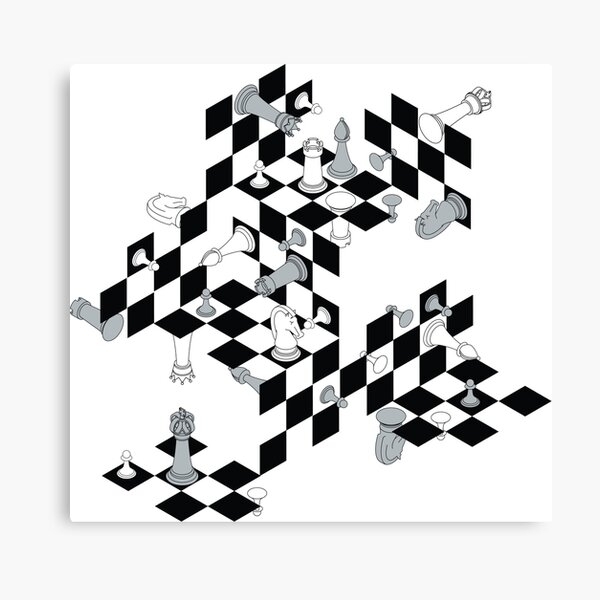 Aperçu de l'œuvre MC Escher contre Marcel Duchamp créée et vendue par Casinha.