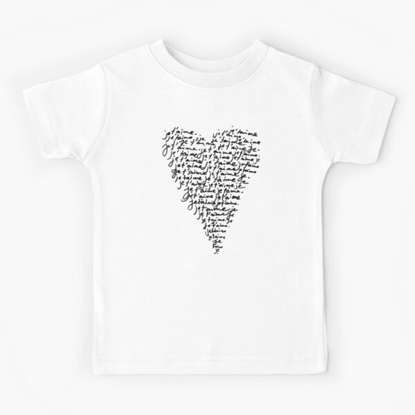 White Je T'Aime Leopard Print Heart Slogan T-Shirt