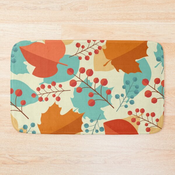 Item preview, Gorgeous Fall Foliage - Teal and Orange designed and sold by pugmom4.