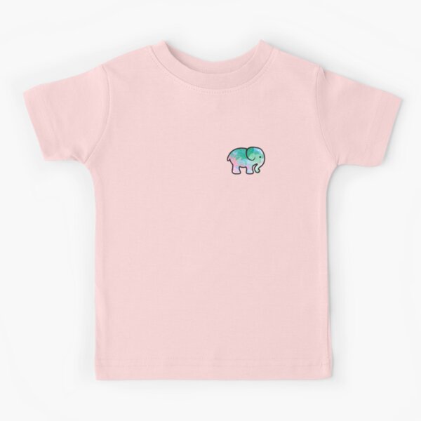 watercolor elephant design Kids T-Shirt