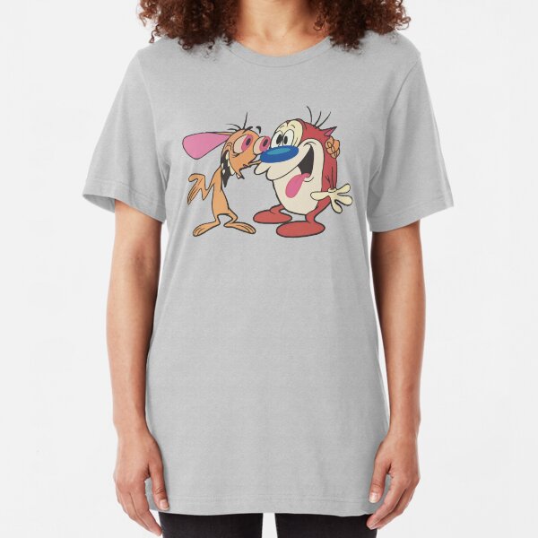 Ren and Stimpy BFF Slim Fit T-Shirt