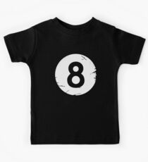 8 BALL BILLIARDS POOL EIGHT-BALL Kids T-Shirt
