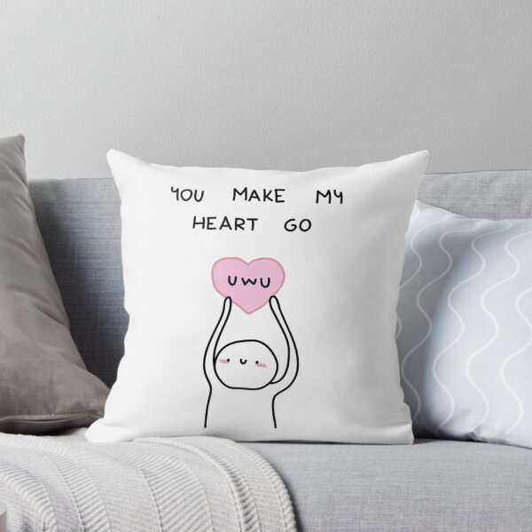 Item preview, You Make My Heart Go uWu designed and sold by russell7lee.