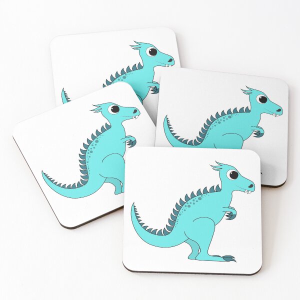 Item preview, Blue cue cartoon dinosaur designed and sold by mrhighsky.