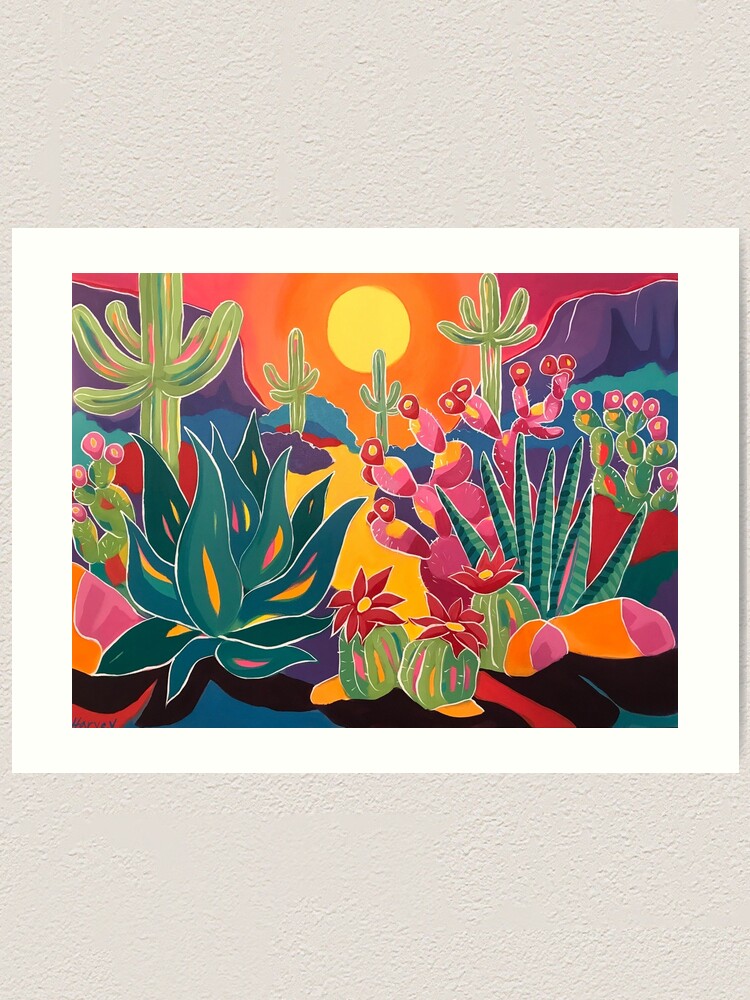 Alternate view of Los Colores Art Print