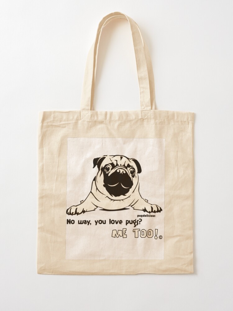LOVE-Pug Tote Bag
