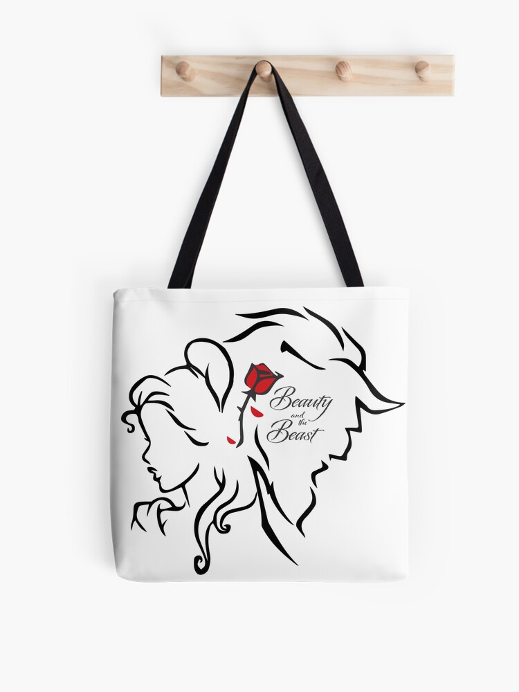 Beauty and the beast tote bag best sale