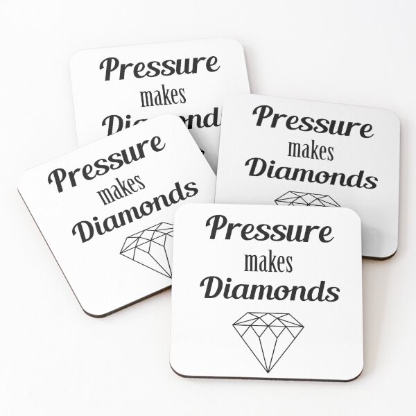 Item preview, Pressure Makes Diamonds Motivational Quote designed and sold by mrhighsky.