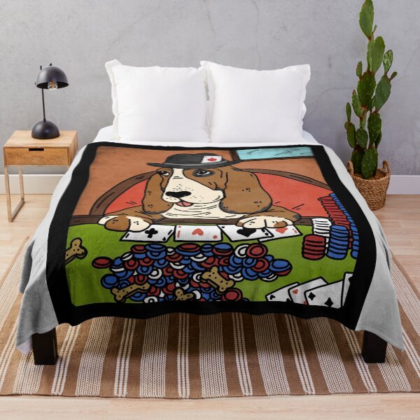 Item preview, Dog Playing Poker Basset Hound designed and sold by Artsthetic Collection.