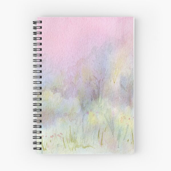 Item preview, Sunrise Foggy Morning  Watercolour Landscape Painting  designed and sold by Heatherian.