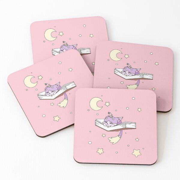 Sleepy Yuumi Coasters (Set of 4)
