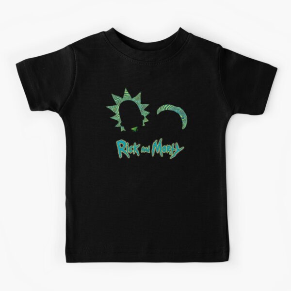 Rick and Morty Portal Style Kids T-Shirt