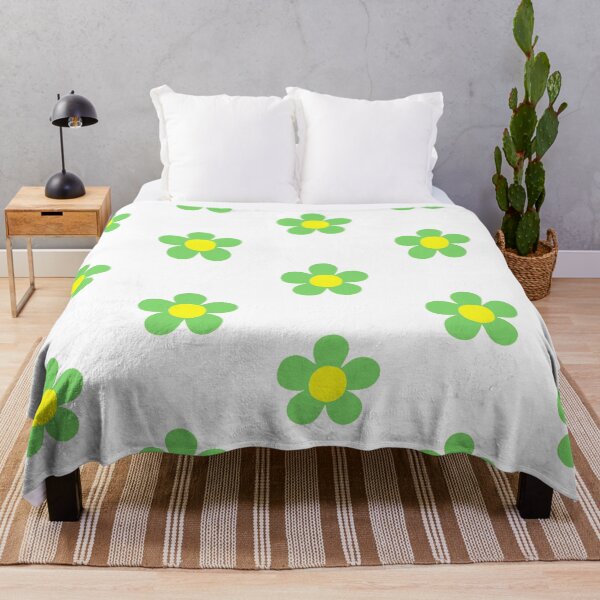 Item preview, green hippie flower designed and sold by burntchurch.