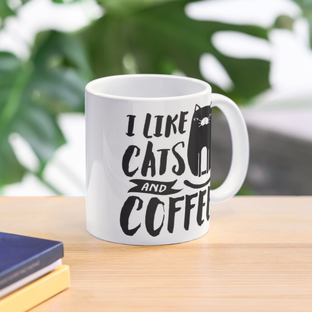 I Like Cats and Coffee Coffee Mug