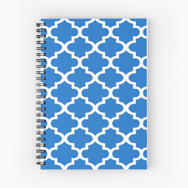 Item preview, Quatrefoil Pattern In White Outline On Classic Blue designed and sold by taiche.