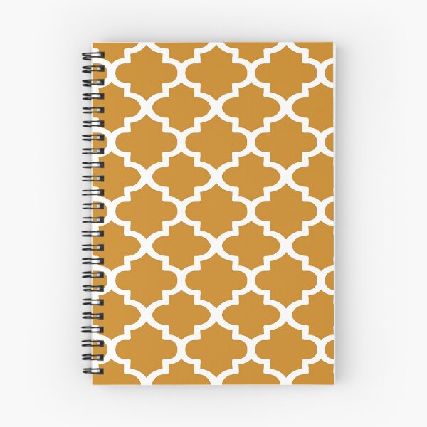 Item preview, Quatrefoil Pattern In White Outline On Wheat Yellow designed and sold by taiche.