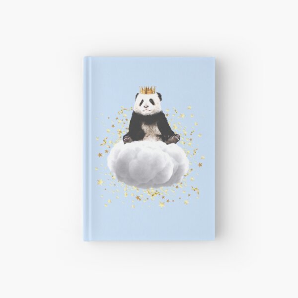 Panda cloud with the stars Hardcover Journal