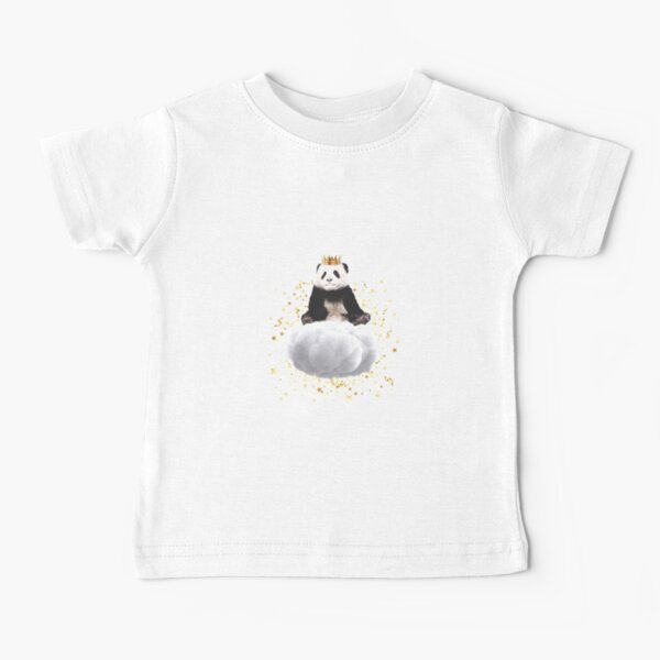 Panda cloud with the stars Baby T-Shirt