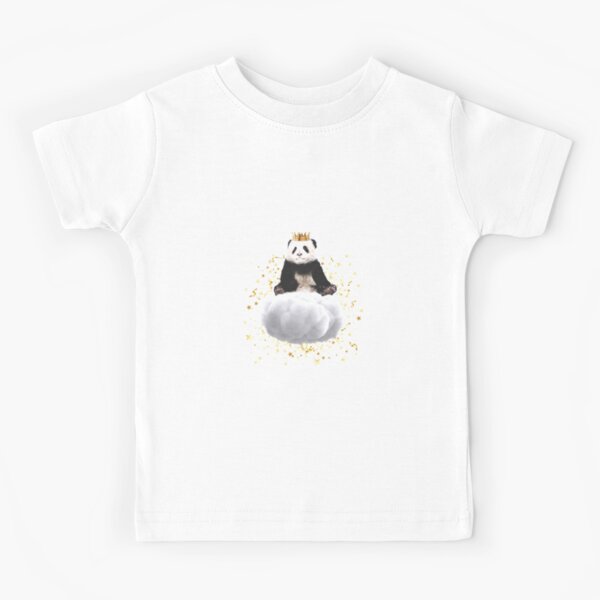 Panda cloud with the stars Kids T-Shirt