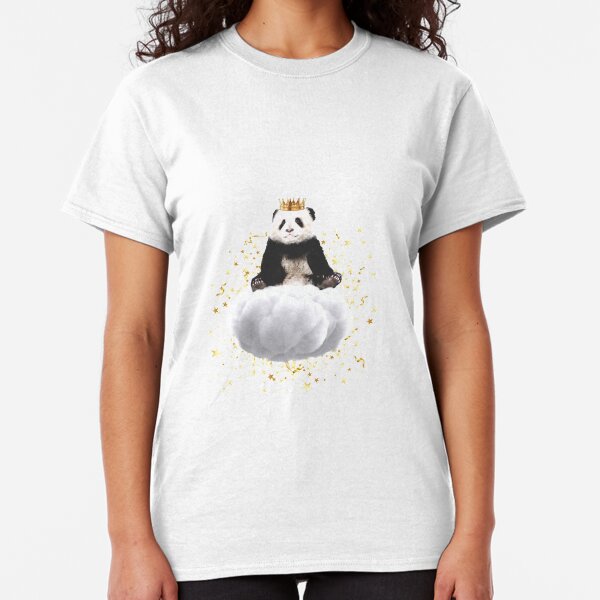 Panda cloud with the stars Classic T-Shirt