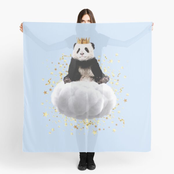Panda cloud with the stars Scarf