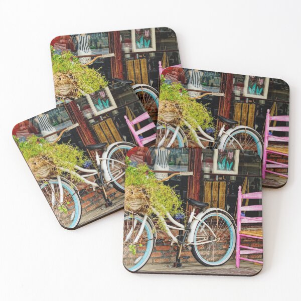 Item preview, Bike And Pink Bench designed and sold by Larry Costales.