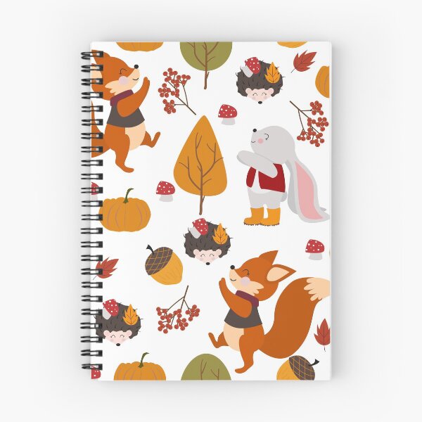 Item preview, Fall Scene With Bunnies and Foxes designed and sold by JCR1234.