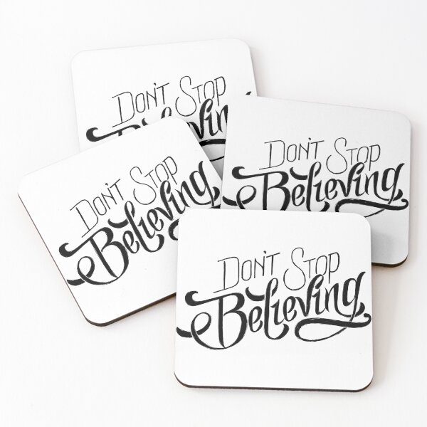Item preview, Don’t stop believing  designed and sold by Kerry Pritchard.