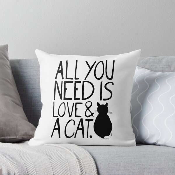 Item preview, All You Need Is Love and A Cat designed and sold by TheLoveShop.