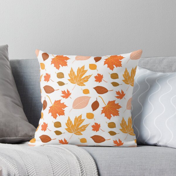 Item preview, Fall Festive Scene with Leaves that are Tan Yellow and Brown designed and sold by JCR1234.