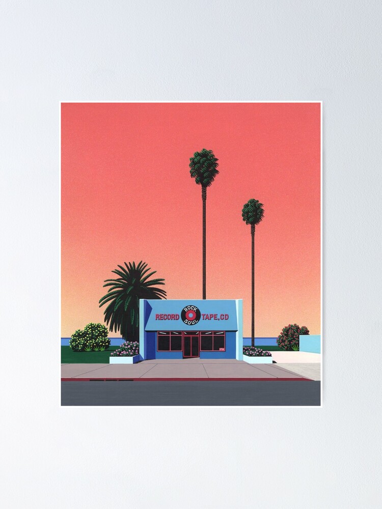 Hiroshi Nagai Art Print Poster Vaporwave Shirt Wallpaper | Poster