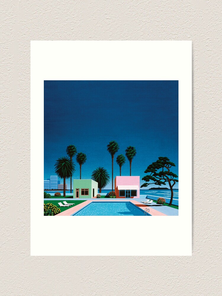 Alternate view of Hiroshi Nagai Art Print Poster Vaporwave Shirt Wallpaper Art Print