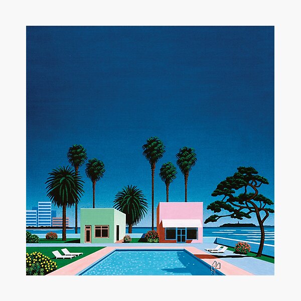 Hiroshi Nagai Art Print Poster Vaporwave Shirt Wallpaper Photographic Print