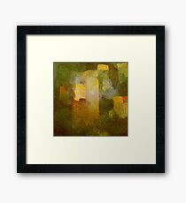 Oleo Green Framed Print