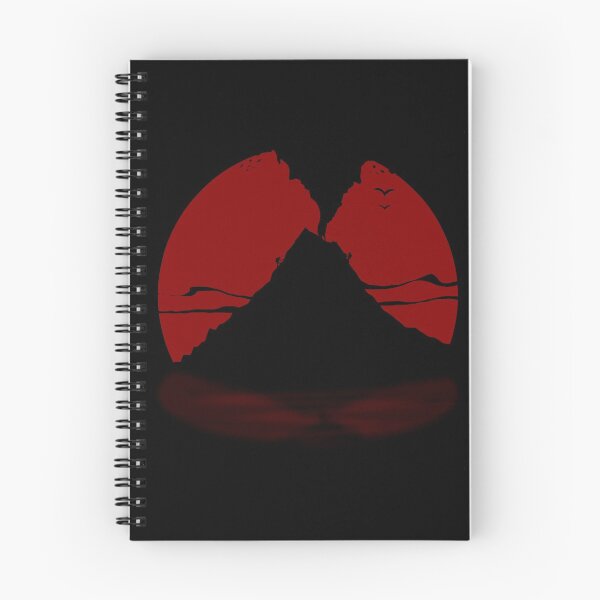 Item preview, Red Moon And Volcano  designed and sold by cartoonice.