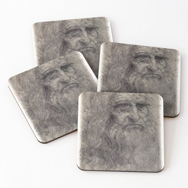 Artikelvorschau, LEONARDO DA VINCI - SELBSTPORTRÄT  entworfen und verkauft von johndhalsted.