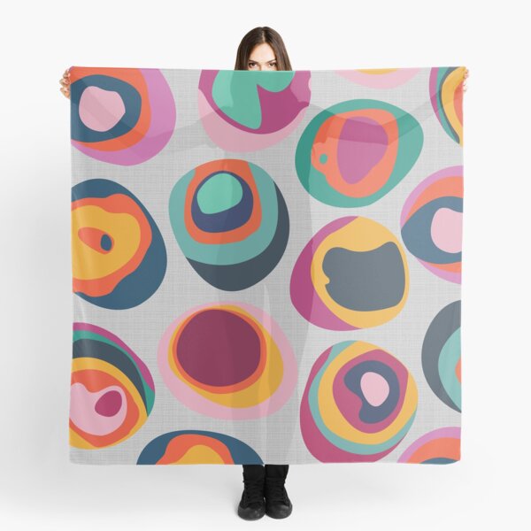 Rainbow Resin Scarf
