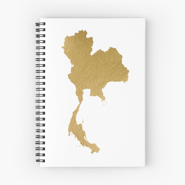 Item preview, Gold Thailand map designed and sold by AnnaGo.