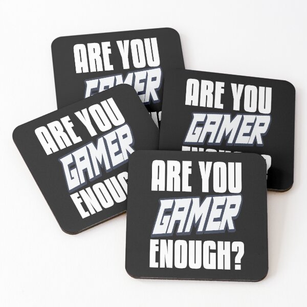 Artikelvorschau, Bist du Gamer genug? entworfen und verkauft von WordsGamersUse.