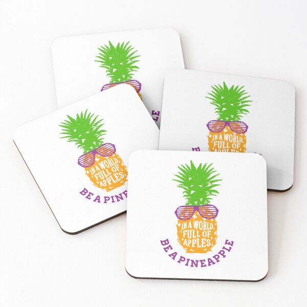 Item preview, Funny Pineapple in Sunglasses. In A World Full Of Apples Be A Pineapple designed and sold by Sloth Astronaut.
